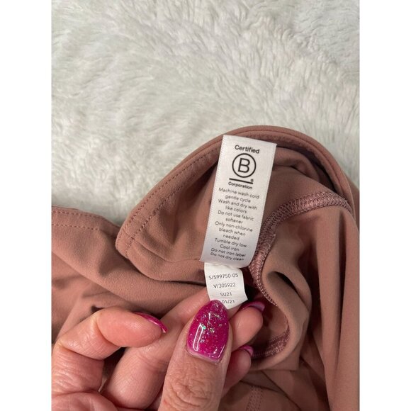 Athleta Ultra High Rise Elation 7/8 Tight Leggings XL Pink Rose Athletic Workout - Picture 5 of 8